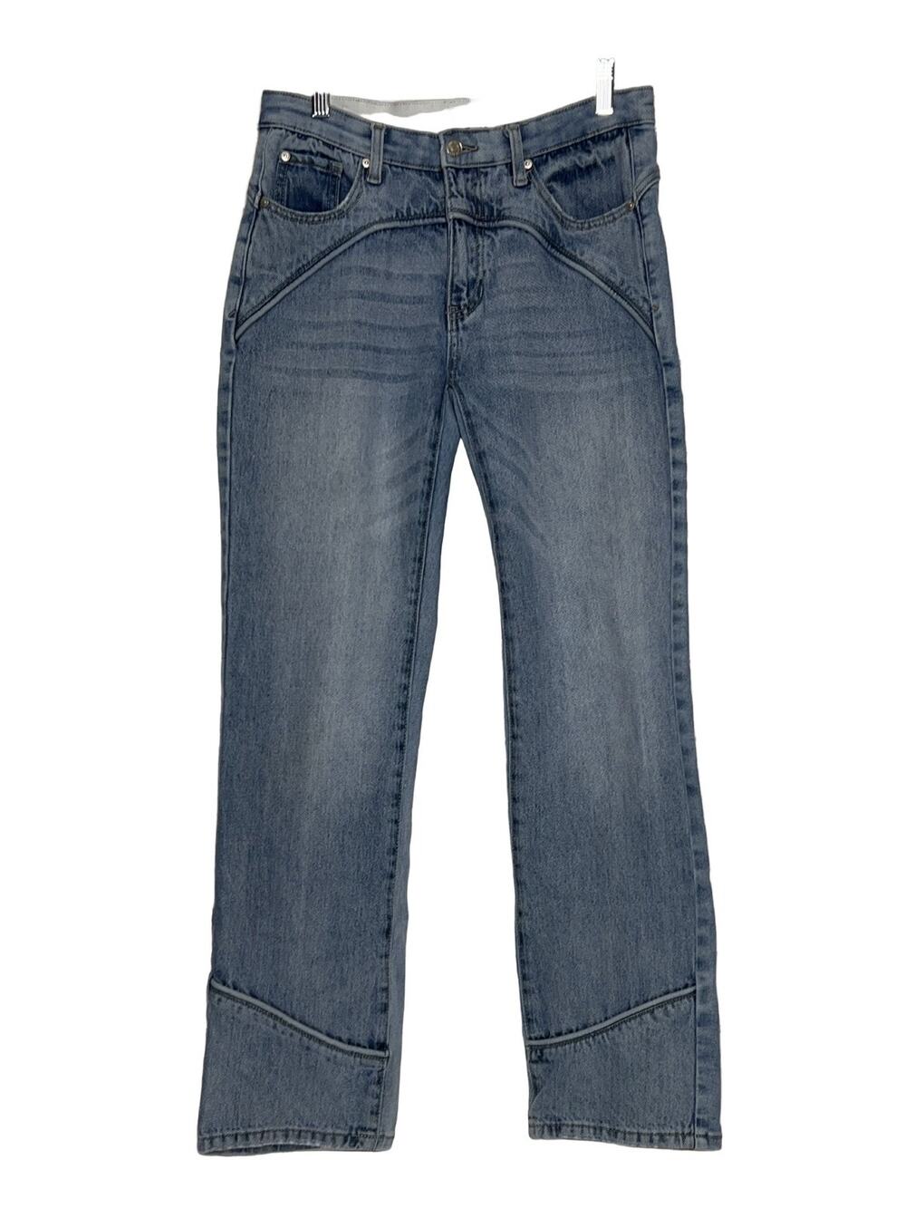 SAIGE Light Wash Stretch Denim Jeans Size 28 Light Blue